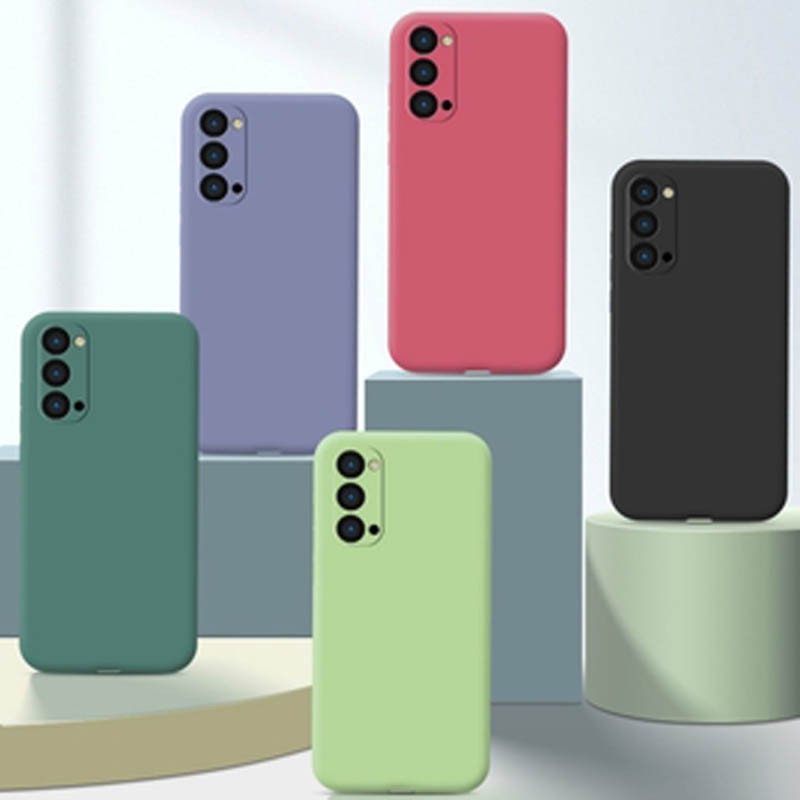 Ốp điện thoại silicone màu trơn đơn giản thích hợp cho Iphone 12 11 Pro Max Se 2020 7 8 Plus X Xs Max