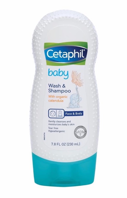 {Hàng chính hãng} Sữa tắm gội toàn thân Cetaphil Baby Gentle wash and shampoo 230ml