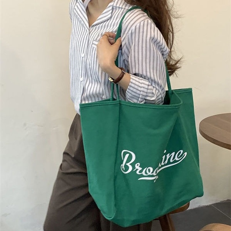 Ba Lô Canvas Thân Thiện Với Môi Trường Phong Cách Hàn Quốc Đơn Giản Mẫu Mới 2022 Dành Cho Nữ