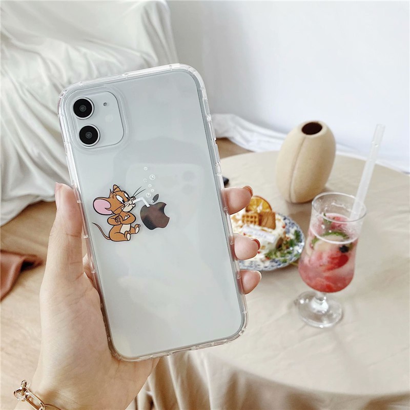 Ốp điện thoại mềm họa tiết tom và jerry cho iphone 11 promax 6s 7 8 plus iphone 12 pro max x xr xs max 7plus 8plus | BigBuy360 - bigbuy360.vn