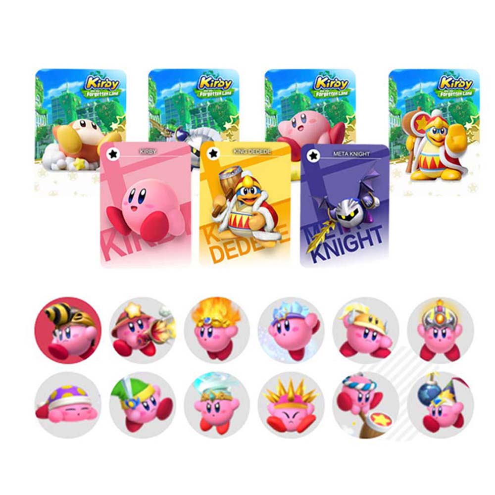 7 Thẻ trò chơi Nfc Kirby và vùng đất bị quên lãng amiibo dành cho Switch & LITE