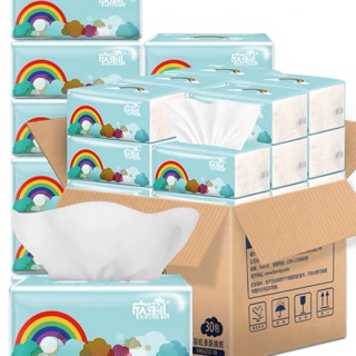 KHĂN GIẤY XINMIER CẦU VỒNG - ORDER 15 NGÀY