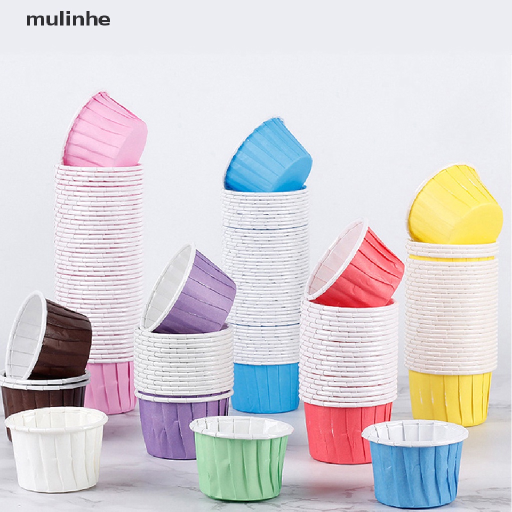 Set 50 Cốc Giấy Đựng Bánh Muffin Chống Mỡ