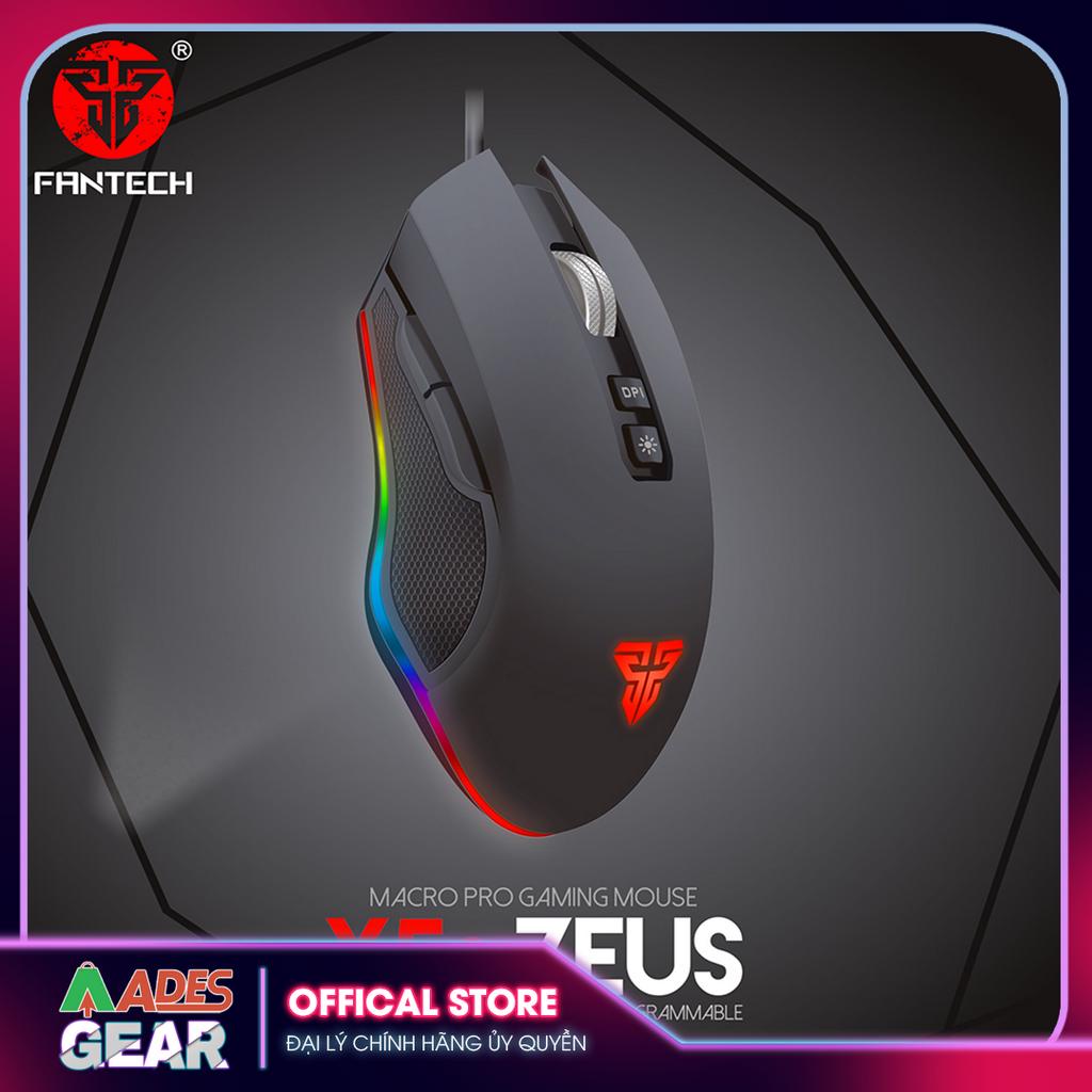 ✔️ Chuột Gaming Fantech ZEUS X5S ✔️ LED Chroma + phần mềm riêng ✔️ BẢO HÀNH 12 THÁNG
