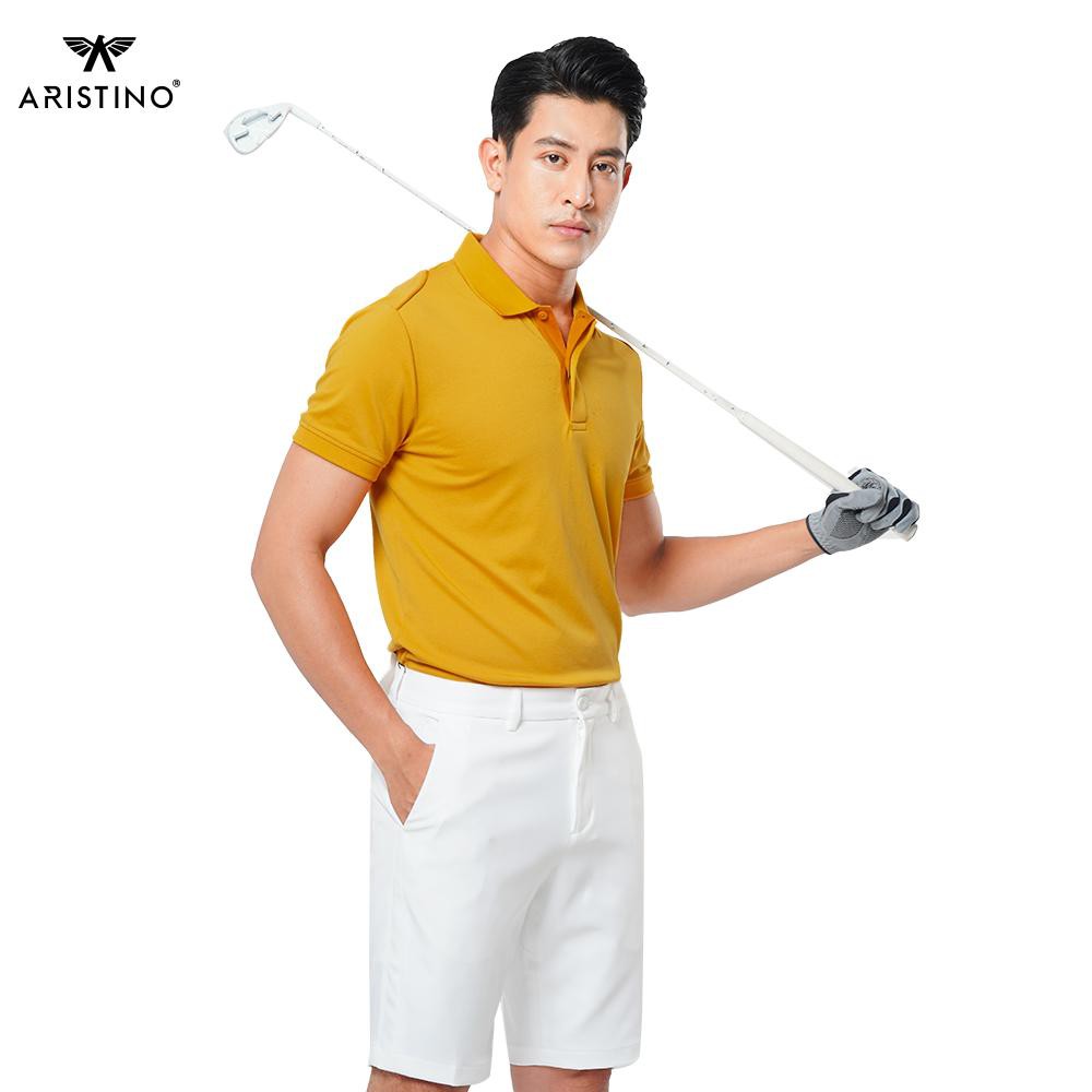 Tết🌺Sale Áo Polo Nam Aristino APS074S7 Sợi Cupro Cao cấp mềm mại thoáng mát vượt trội