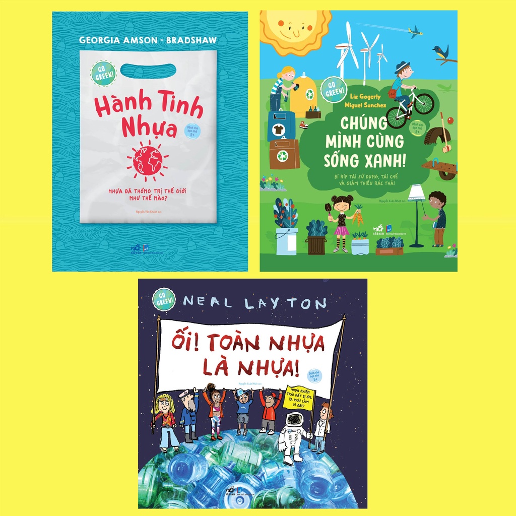 Sách - Bộ Go Green! (Trọn bộ 3 cuốn)