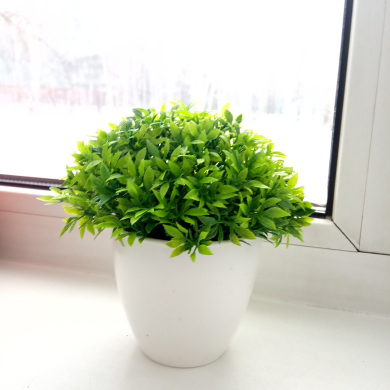 Chậu Cây Bonsai Giả 14cm Trang Trí Nhà Cửa