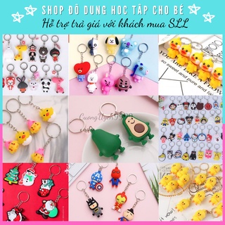 Móc khóa nhiều hình dễ thương nguồn hàng móc khóa