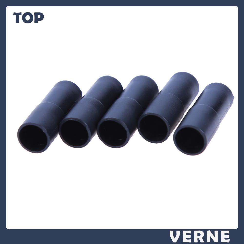 100 Đầu Bịt Ống Dây Phanh Xe Đạp Bằng Nhựa Màu Đen