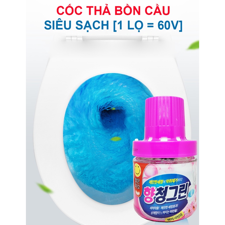 [BỘ 5] Lọ Thả Bồn Cầu - Lợn Thả Bồn Cầu - Tẩy Toilet - Khử Mùi Toilet - Diệt Khuẩn, Sạch Bệ Xí, Thơm Tho - LIMIDI