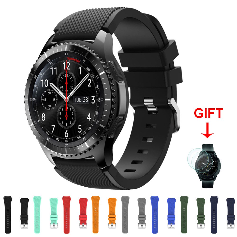 Dây Đeo 22mm Bằng Silicone Cho Đồng Hồ Samsung Galaxy Watch 46mm / Gear S3 Classic / Frontier