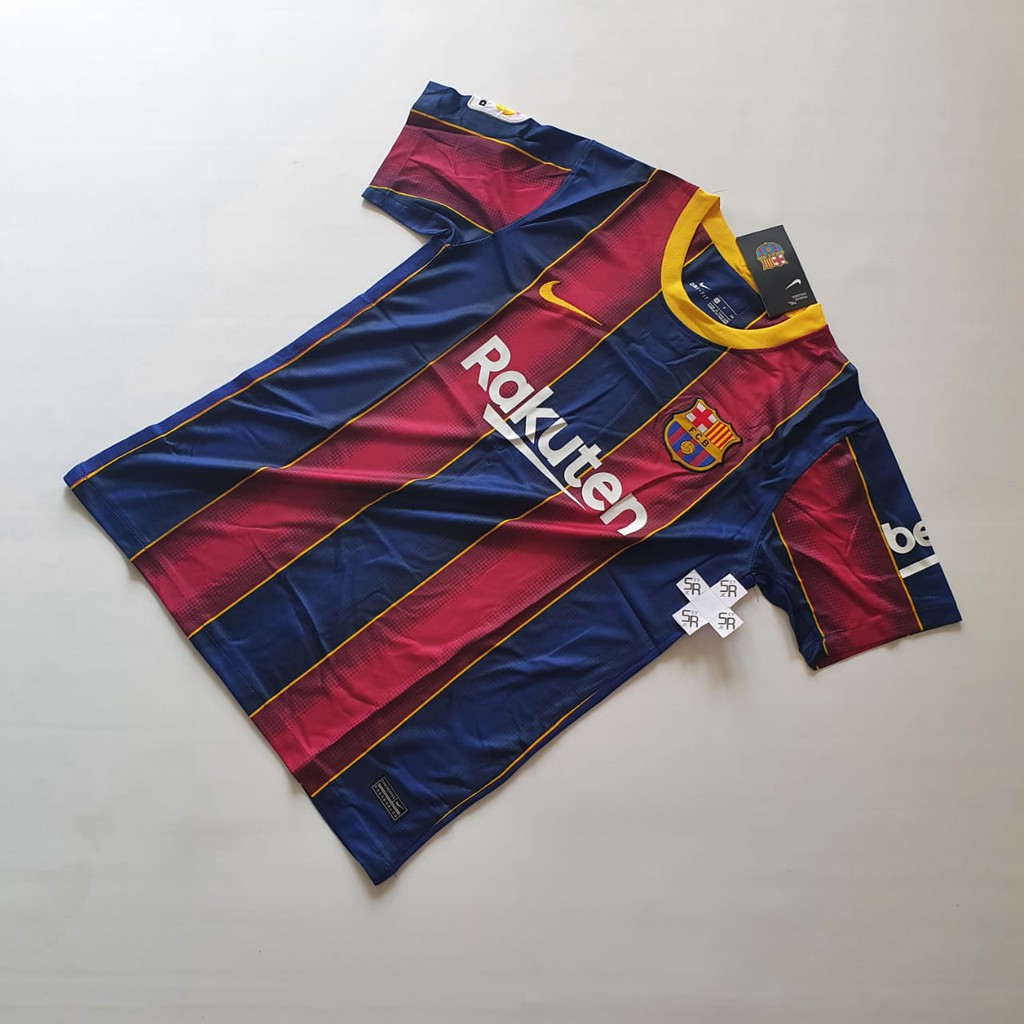 Áo bóng đá barca home 2020 Jersey 2021 hàng nhập khẩu chất lượng cao