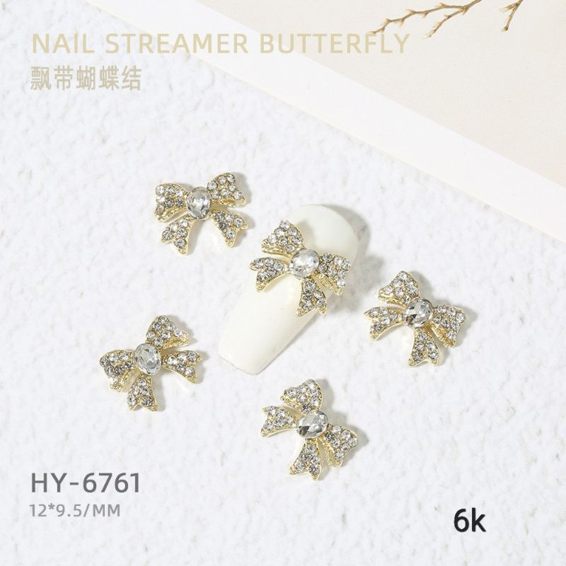 Charm bướm,  charm nơ nail, charm nail giá rẻ