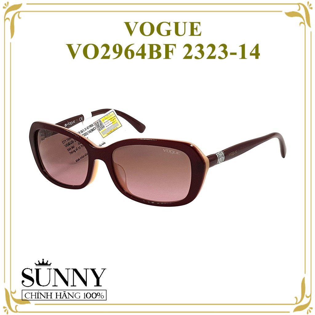 VO2964BF 2323-14 - Kính mát Vogue chính hãng Italia, bảo hành toàn quốc