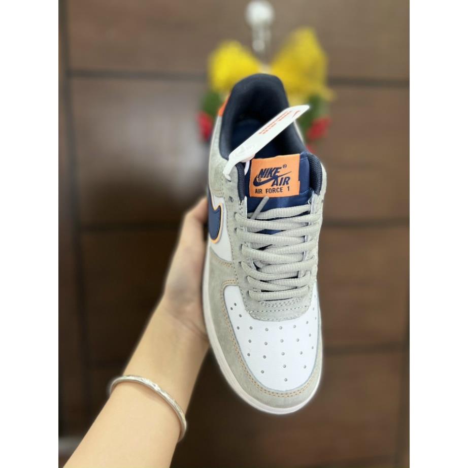 Giày AF1 Custom Xám Gót Cam Bản S.C Full Box+Phụ Kiện | BigBuy360 - bigbuy360.vn