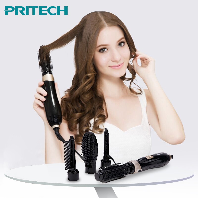 [Hàng mới về] Máy sấy tóc Pritech tích hợp lược 4 trong 1 đa năng