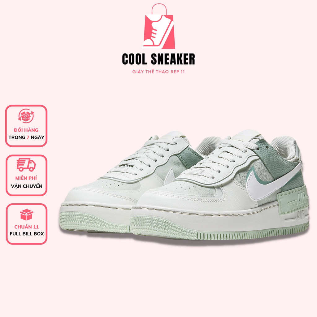 Giày Thể Thao Sneaker 𝗡𝗶𝗸𝗲 𝗔𝗙𝟭 Màu Xanh Lá, Giày 𝗡𝗶𝗸𝗲 𝗔𝗙𝟭 Nam Nữ Màu Xanh Lá Full Size Full Box Bill