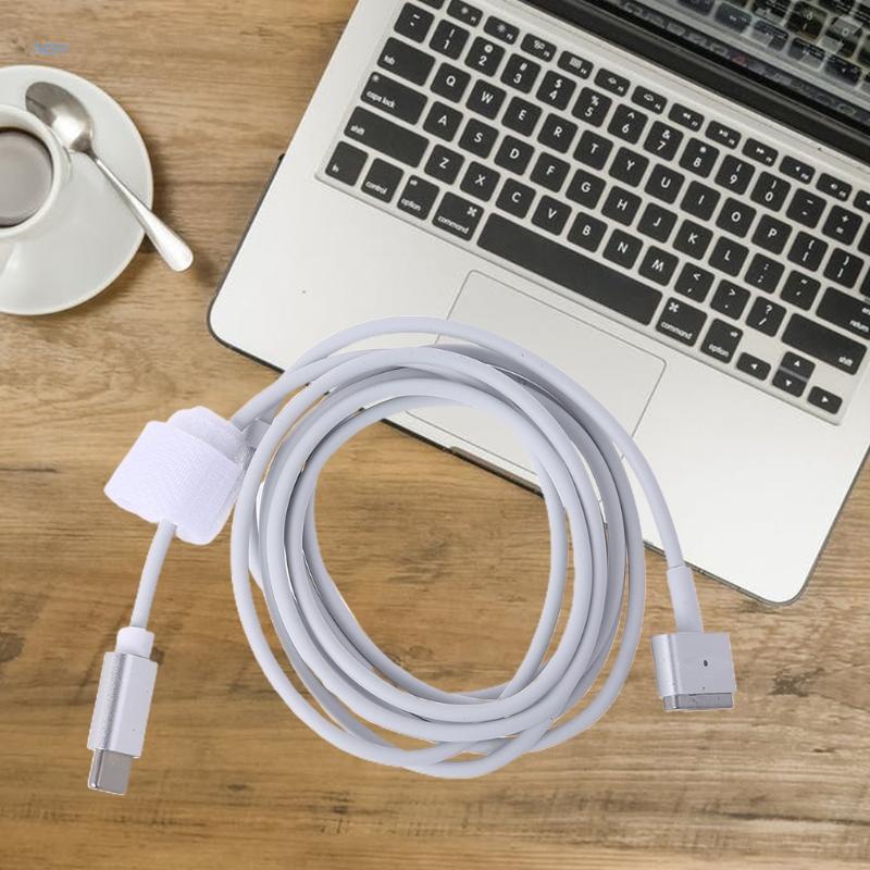 Dây Cáp Chuyển Đổi Nerv 85w Pd - Magsafe2 Sang Usb C Magsafe 2 Sang Type-C Dài 1.8 Mét
