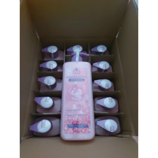 Sữa tắm hương nước hoa cao cấp Exfoliating_chai 900m_chinh hang