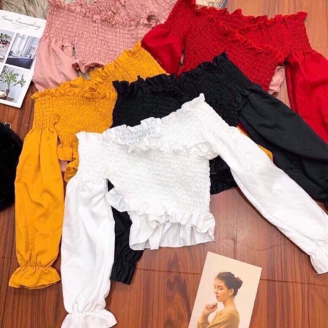 [Mã WAAUG giảm 15% đơn 99k] Áo voan bo nhúng vạt chéo croptop siêu đẹp HÌNH THẬT TRẢI SÀN SHOP TỰ CHỤP