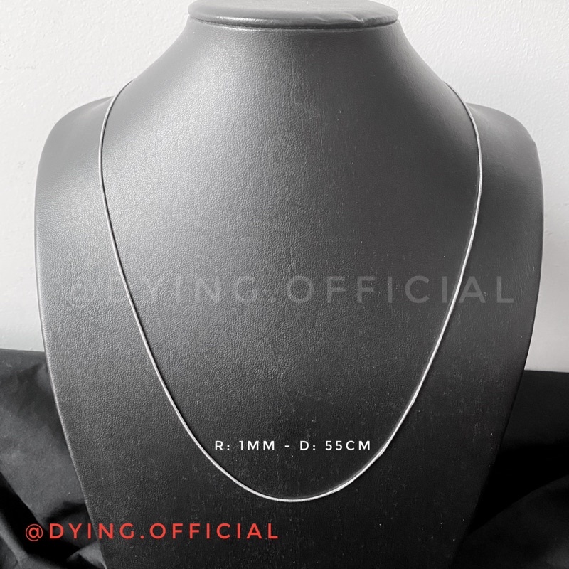 Dây Chuyền Mảnh 1MM - Thép Titan KHÔNG RỈ