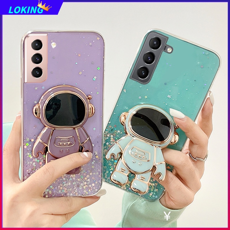Ốp Điện Thoại Họa Tiết Phi Hành Gia 3D Cho Samsung Galaxy S23 S22 S22Plus S22Ultra S21 S21Plus S21Ultra S20 S20Plus S20Ultra S21FE