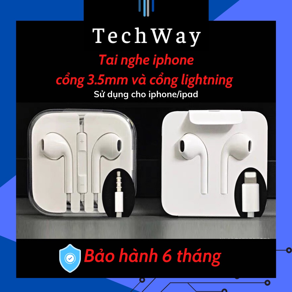 Tai nghe iphonee có dây kết nối bluetooth chân lightning và chân 3.5mm tương thích ip 5/6/7/8/8pl/X/Xsm/11/11prm/12/