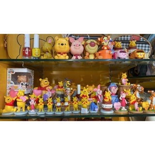 Tượng decor đồ chơi gấu Pooh và các bạn