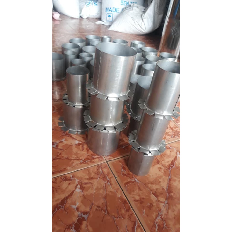 Phễu Thoát Nước Máng Xối Inox : Ø42, Ø49, Ø60, Ø76, Ø90, Ø114