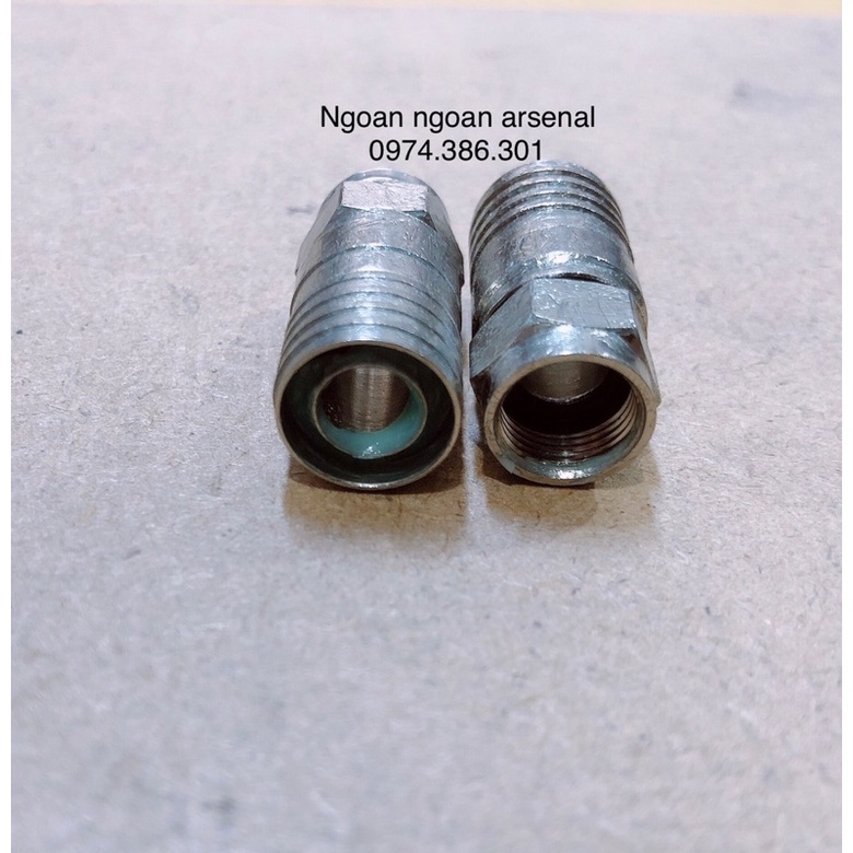 jack rắc F5 bóp RG11 có kim và không có kim. rắc bóp ngang truyền hình cáp