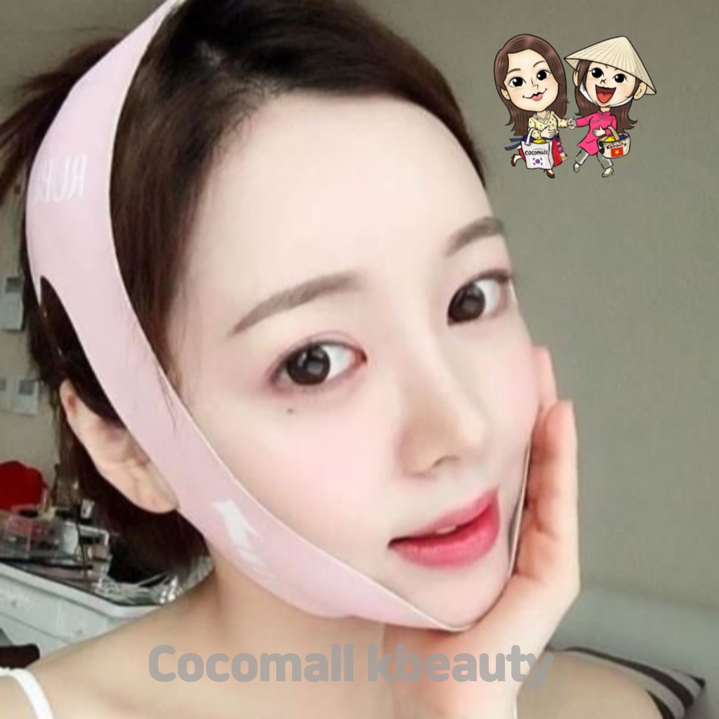 MẶT NẠ TẠO HÌNH KHUÔN MẶT VLINE - HỘP CÓ ĐAI - MẪU MỚI NÂNG CẤP - RUBELLI BEAUTY FACE PREMIUM - COCOMALLKBEAUTY