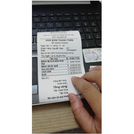 GIẤY IN NHIỆT giấy in hóa đơn, giấy in bill k80