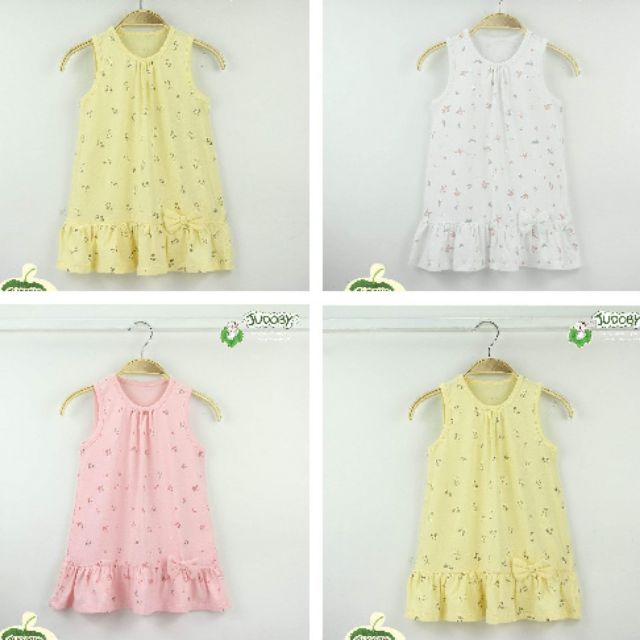 Váy bé gái thắt nơ JUDOBY