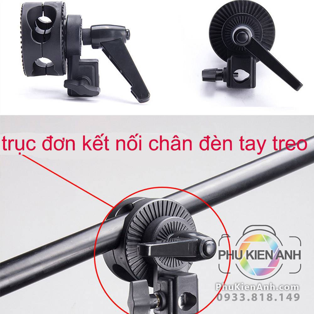 Khớp đơn kết nối tay treo chân đèn plastic