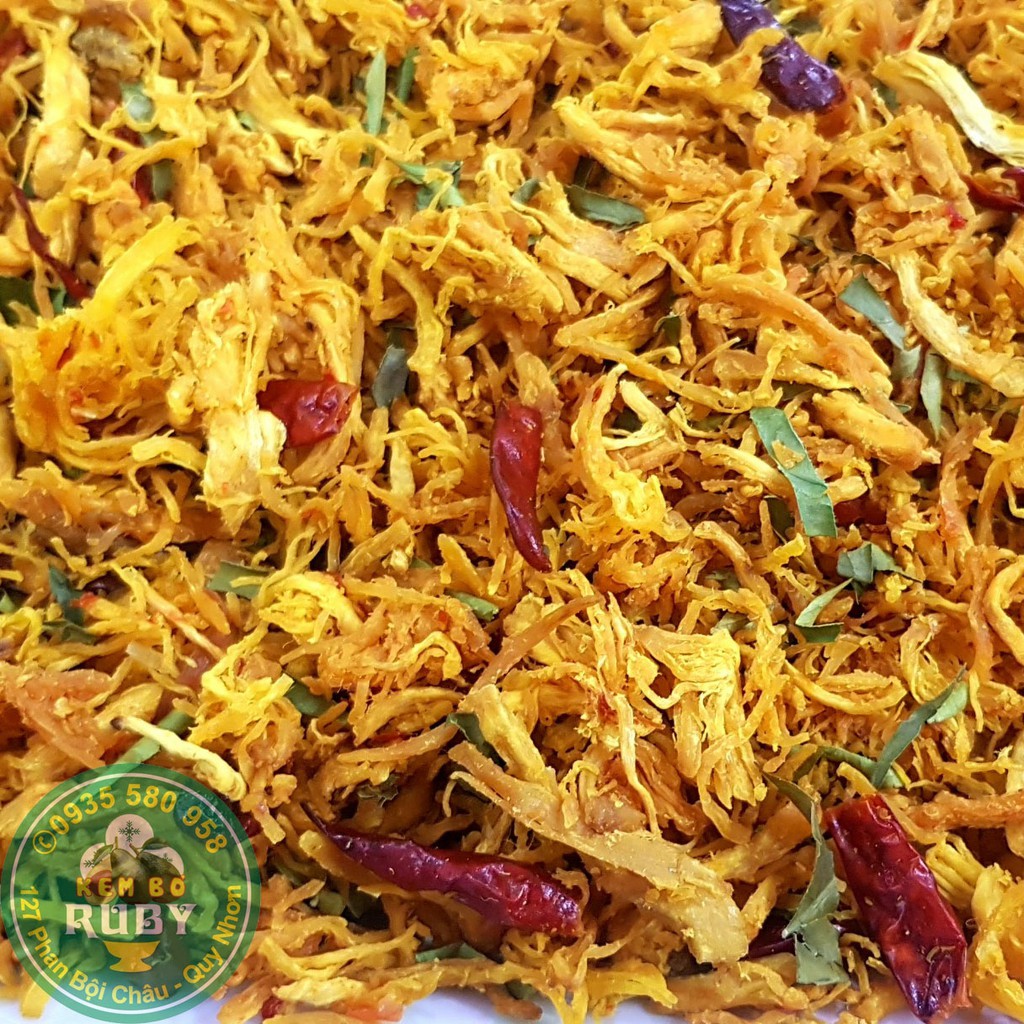 Đặc Sản Khô Gà Lá Chanh nhà làm Ruby bịch 200g
