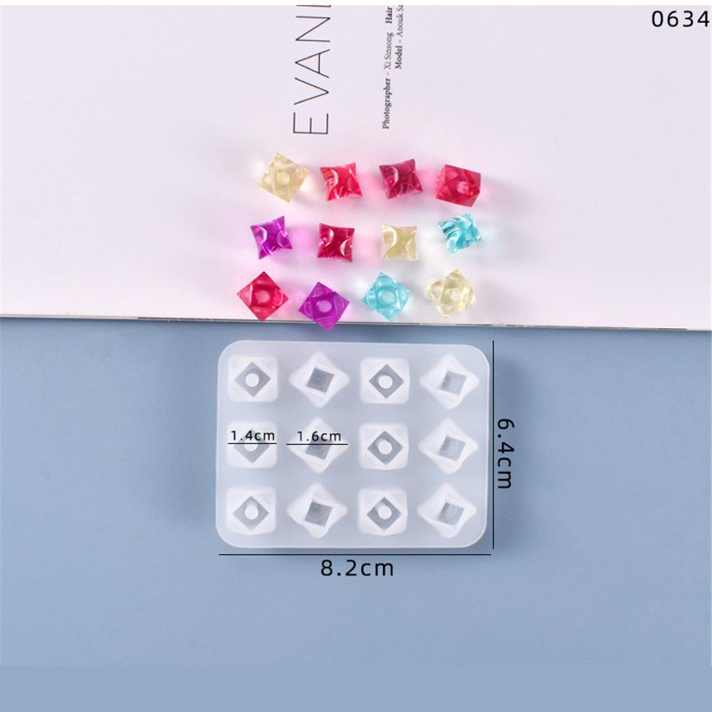 Khuôn Silicone Tạo Hình Hạt Cườm 3D Trang Trí DIY