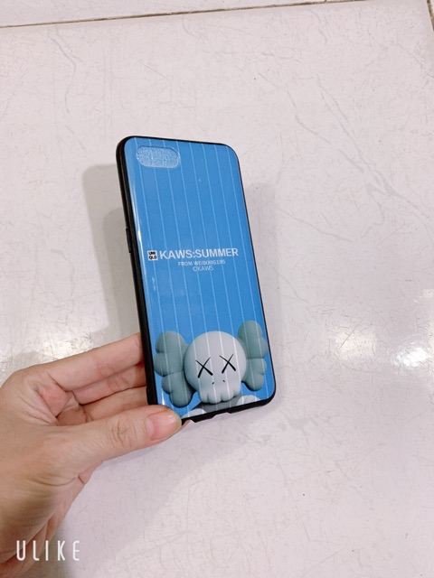 Ốp lưng oppo A1K nền xanh kẻ sọc