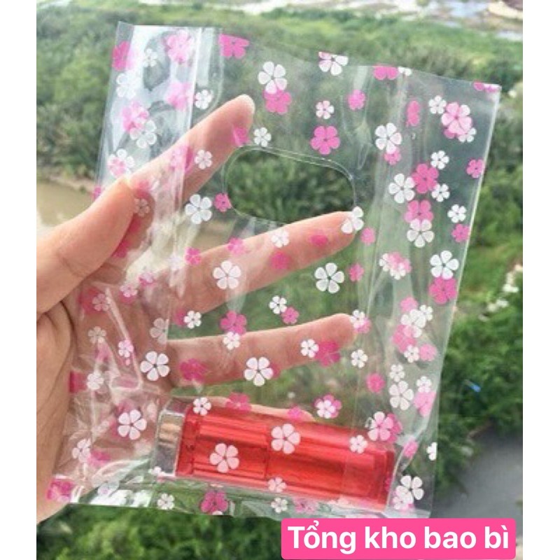 01 KG Túi Túi Xoài PP in hình, hàng loại trong suốt in hình nổi bật dùng cho các shop mỹ phẩm, phụ kiện