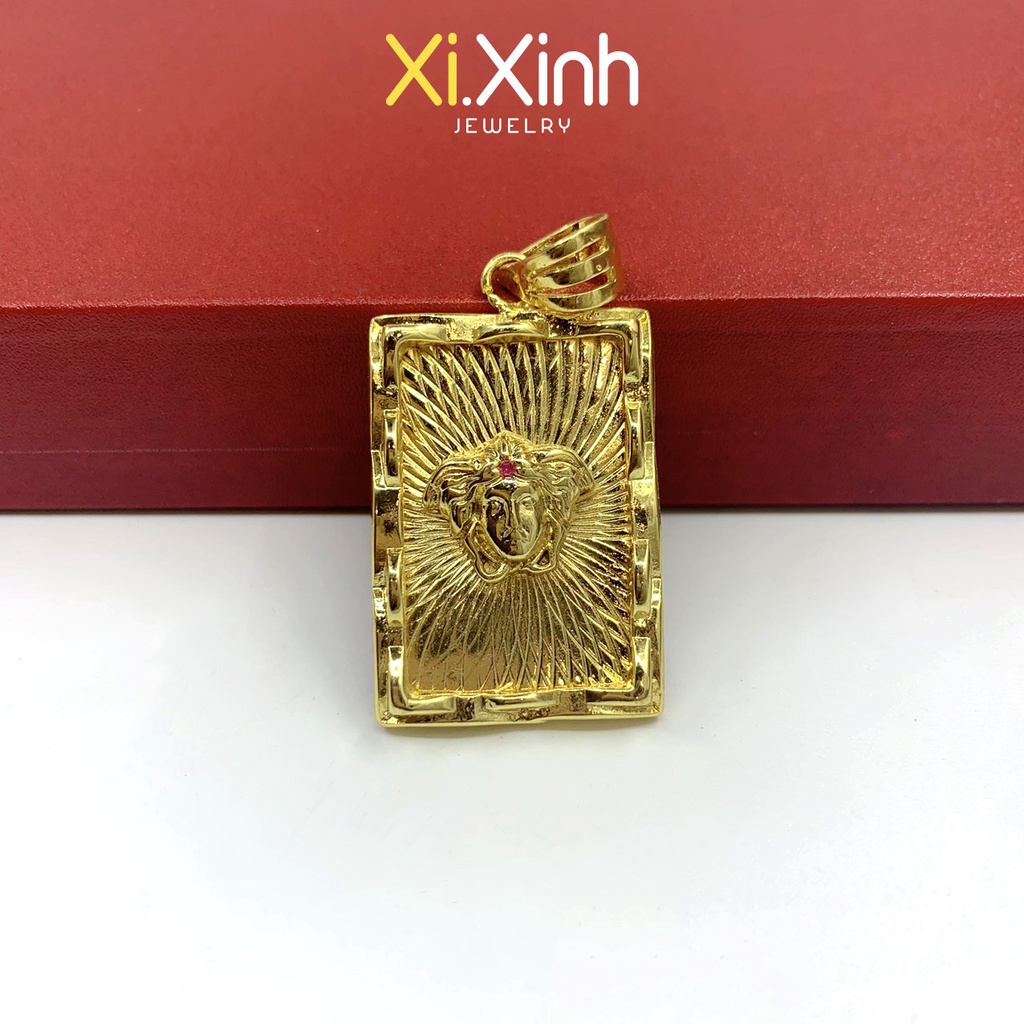 mặt dây chuyền nam xi mạ vàng