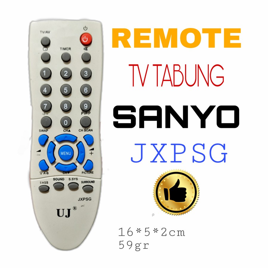 Remote TV Ống SANYO Lancp (JXPSG)