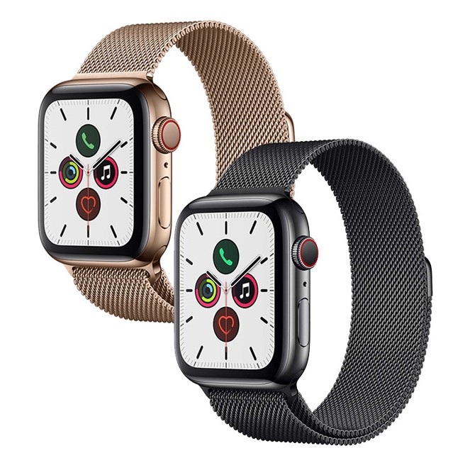 Dây thép đồng hồ milanese loop Apple Watch Series 1/2/3/4/5 size 38 40 42 44 mm Nhiều màu
