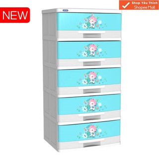 Tủ Duy Tân đại 5 ngăn rộng 57cm