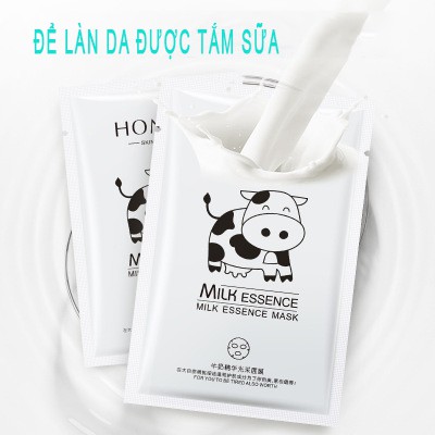 Mặt nạ sữa bò dưỡng trắng, cấp ẩm Hamj hàng nội địa Trung