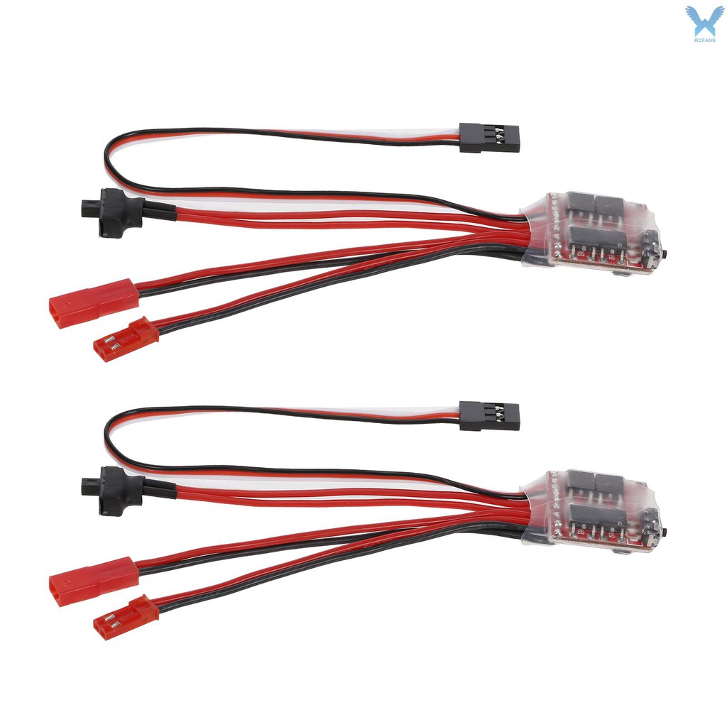 RC RC 2 Bộ Điều Tốc Esc 30a Esc Cho Xe Mô Hình Điều Khiển 130 180 260 Motor 1 / 16 1 / 18 1 / 24