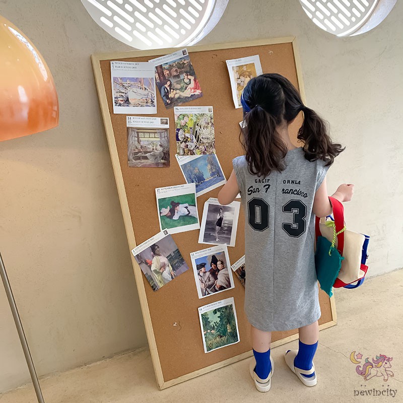 Đầm Sát Nách Phong Cách Hàn Quốc Cho Bé Gái