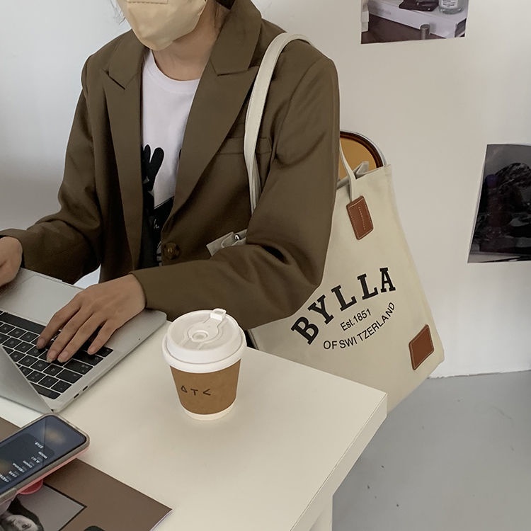 Túi Xách Canvas Cỡ Lớn Thời Trang Cho Nữ