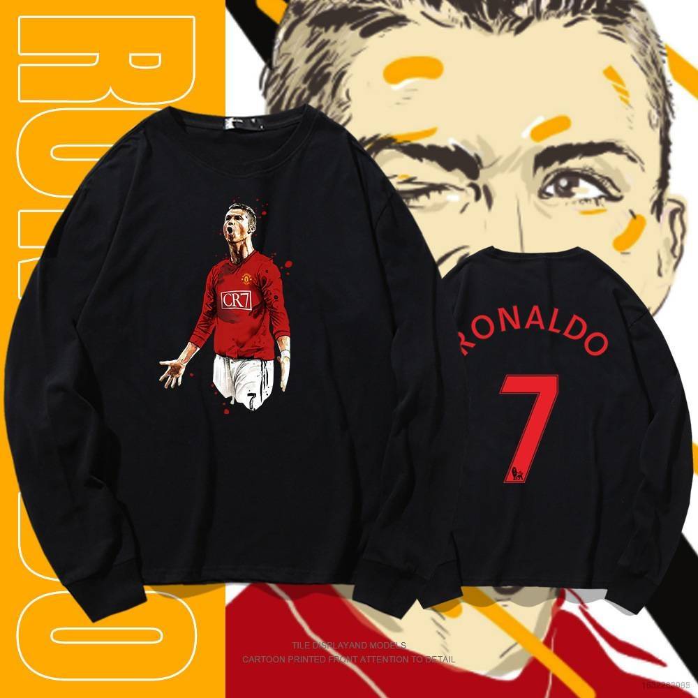 Czq# New Ronaldo Manchester United F.C. Áo Khoác Thể Thao Dài Tay Thời Trang Cho Nam Nữ