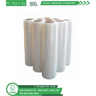 Combo 5 cuộn màng PE - màng chit - màng co khổ 50cm x 3kg