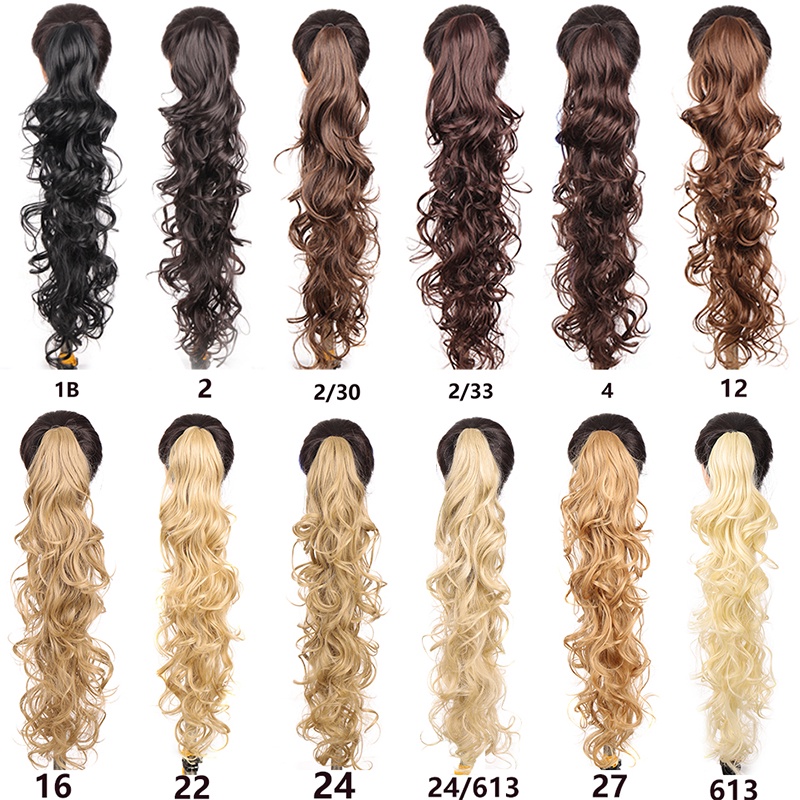 Tóc Đuôi Ngựa Giả Dài 28 Inch Nhiều Màu Sắc Thời Trang Cho Nữ