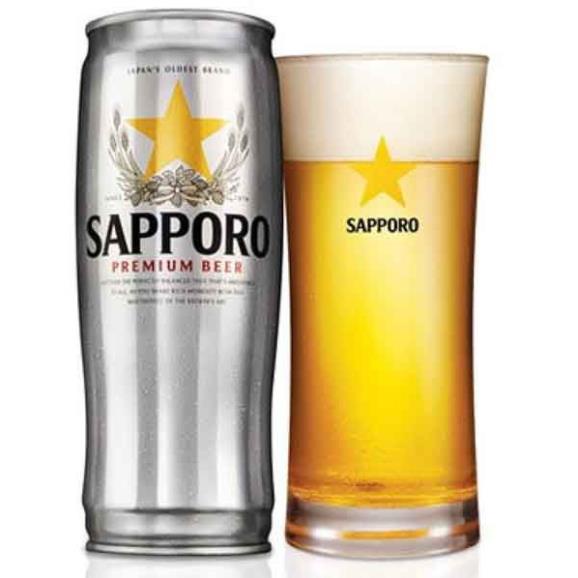 Bia Sapporo Premium Silver Cup  330ml - 650ml Can-ALC. 5.0%